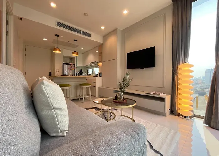 公寓 Near Bts L Fully Furnis L Pool And Sauna 曼谷